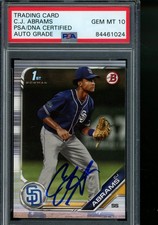 2019 Bowman 1st C. J. Abrams #BD-85 Baseball PSA Auto 10