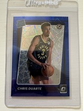 2021-22 Chris Duarte Panini Donruss Optic Blue Velocity Prizm Rated Rookie #173