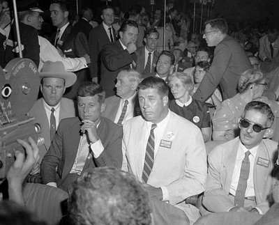 Senator John Kennedy of Massachusetts prominently mentioned for n- 1956 Photo