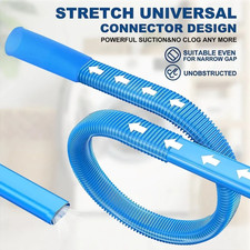 Dryer Vent Cleaner Kit Vacuum Hose Attachment Brush Lint Remover Power Washer US