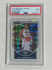 2007-08 Bowman Chrome Al Horford XFRACTOR RC #112 MINT PSA 9 HAWKS 12/50 RARE