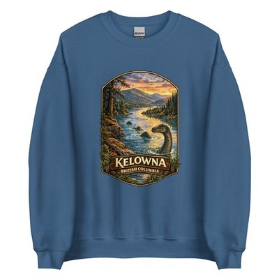 Kelowna British Columbia Ogopogo Sweatshirt - Lake Okanogan BC Canada