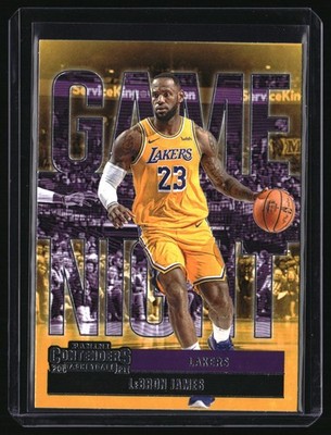 2020-21 Panini Contenders LeBron James #5 Game Night Ticket Los Angeles Lakers