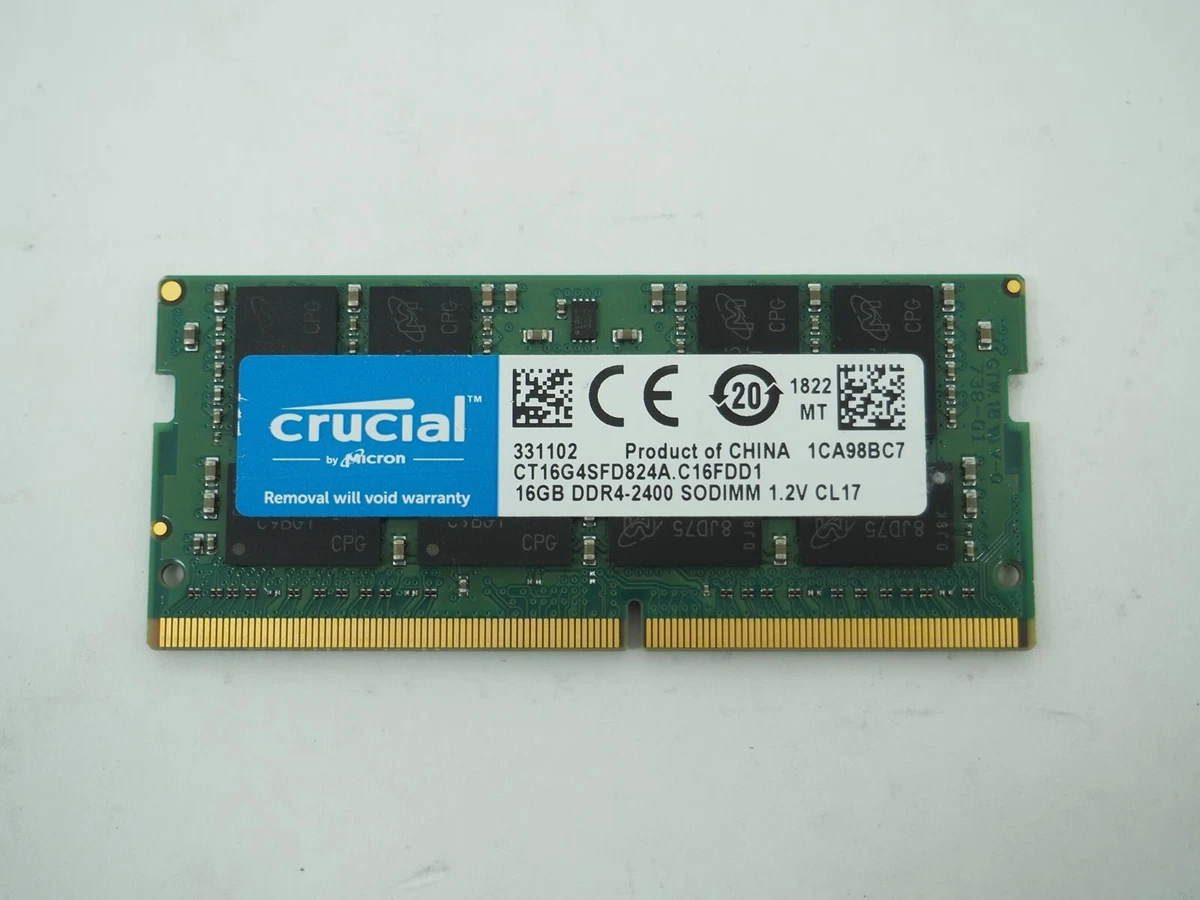 Crucial PC4-19200 (DDR4-2400) Bus Speed Computer RAM 16 GB