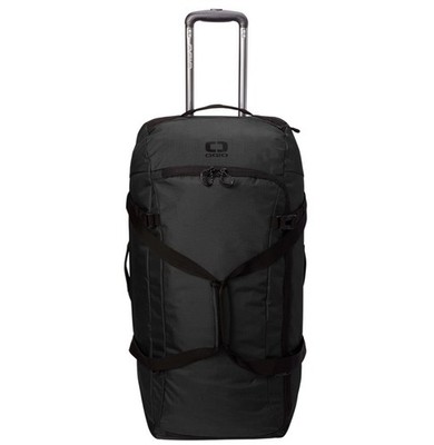 NEW OGIO Passage Wheeled Checked Duffel Bag Black NWT   SHIPS FAST