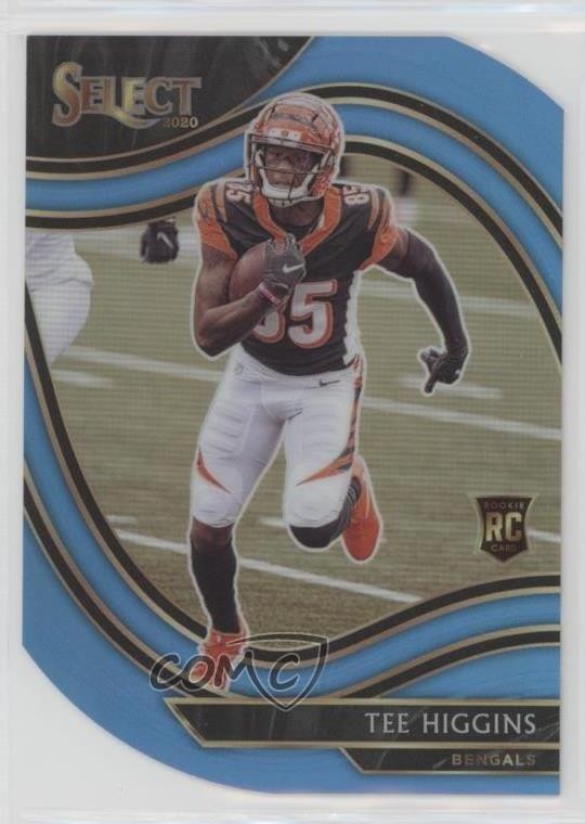 2020 Panini Select Field Level Light Blue Prizm Die-Cut Tee Higgins #360 0i8b