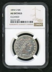 1894-S Barber Half Dollar NGC AU Details Cleaned