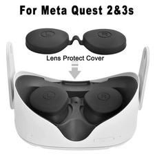 VR Silicone Lens Cover Protector for Meta Quest 2 & 3S Dust Scratch Resistant Ac