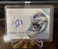 2024-25 SP Authentic Kelly Chase Sign of the Times Autograph St Louis Blues Auto