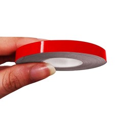 Trim Stripes Strisce Adesive per Auto, Rosso, 7 mm x 10 Mt