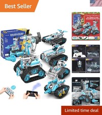 STEM Educational 5-in-1 Robot Toy - Interactive Remote Control APP Features