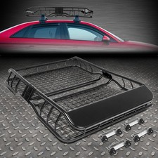49x 36mild Steel Roof Rack Top Cargo Luggage Carrier Basketwind Fairing Black 49x 36mild Steel Roof Rack Top Cargo Luggage Carrier Basketwind Fairing Black