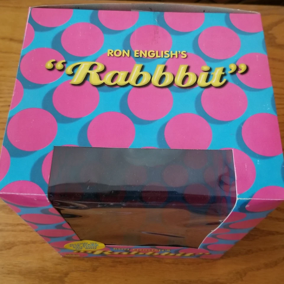 2005 Popaganda Ron English RABBBIT Vinyl Figure Glow In Dark Horse LE 500 RARE - Image 2 of 4