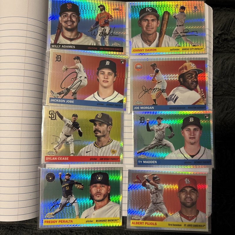 2025 topps chrome platinum anniversary Prizm Refractors Lot Of 22
