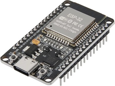 ESP32 ESP-WROOM-32 Wifi and Bluetooth Development Board, 38-Pin, with USB Type-C