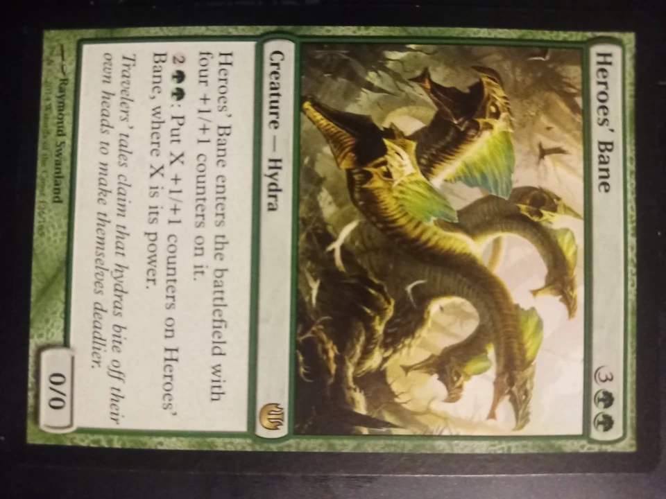 Heroes' Bane Magic The Gathering Journey Into Nyx Hydra Green 126 Rare MTG - Image 2 of 2