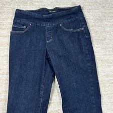Lee Plus Jeans Womens 16W Long Slim Fit Skinny Leg Mid Rise Sculpting Dark Blue