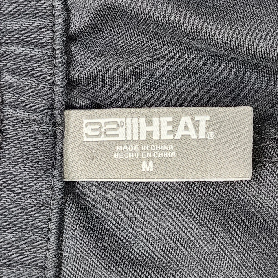 Pantalones 32 Degrees para mujer M negros elásticos de sarga tejidos cintura elástica informales Foto 3 de 4