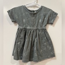 Rylee  Cru Kat T-Shirt Dress Woodland 6-12 months 100 Cotton fit flare twirl