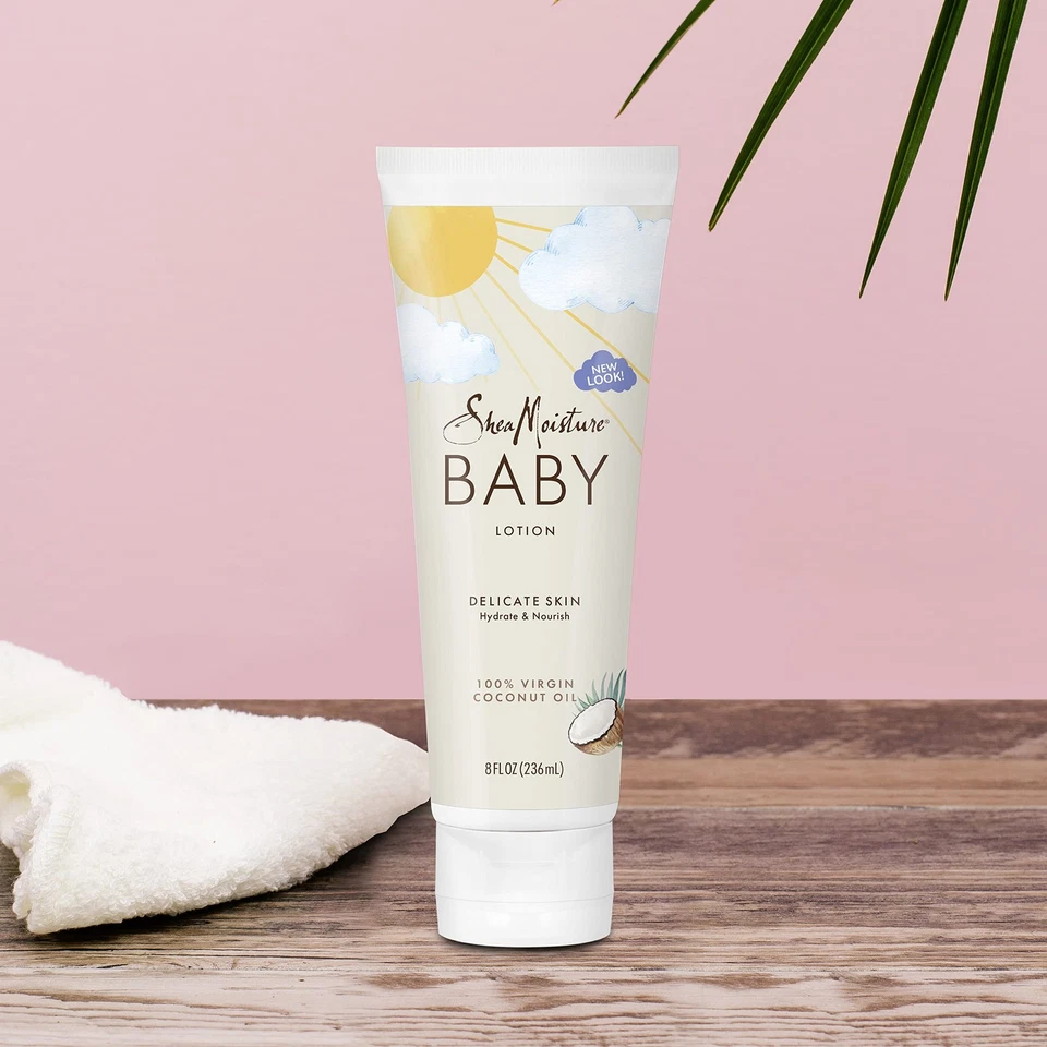 SheaMoisture Baby Lotion 8 Fl Oz Coconut Oil and Shea Butter Moisturizer - Image 4 of 4
