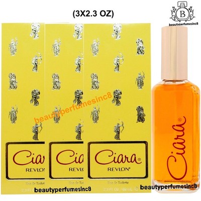 LOT Of 3 - Ciara by REVLON for Women 2.3 oz Eau De Toilette Spray