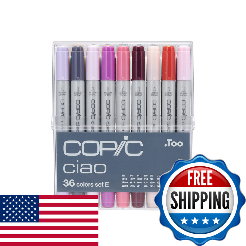 36 Colors Dual Brush Tip Art Markers For Adult/teen