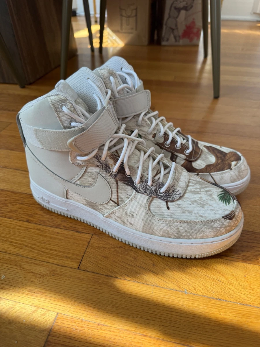 Nike Realtree x Air Force 1 High White Camo for Sale 