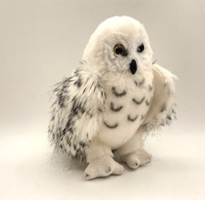 Douglas Toys Wizard Snowy Owl Plush Stuffed Animal Toy White Black 8" Tall