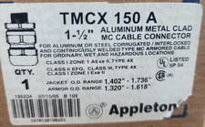   NEW APPLETON 1-1/2 ALUMIINUM METAL CLAD CAB...