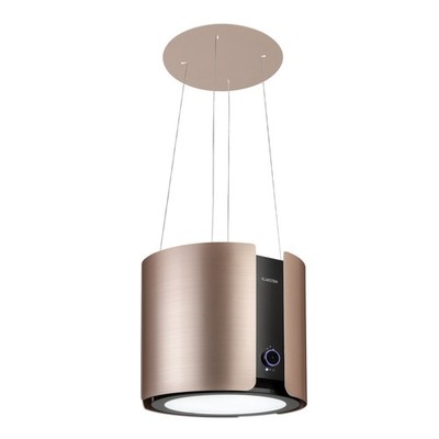 Inselabzugshaube Dunstabzugshaube Abluft Ø45cm Umluft 402m³/h LED Edelstahl