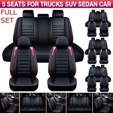 Luxury Car Seat Covers For Kia Full Set Front Rear Leather Pad 5-seater Cushion Luxury Car Seat Covers For Kia Full Set Front Rear Leather Pad 5-seater Cushion