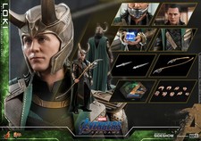 Hot Toys Loki 1 6 Scale Figure Avengers Endgame MMS579 Tom Hiddleston Marvel