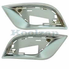 For 17-19 Grand Cherokee Front Bumper Grille Trim Bezel Molding LH+RH SET PAIR