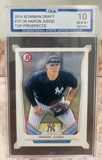 Aaron Judge 2014 Topps Bowman Draft Top Prospects - Gem Mint 10 - Early  Judge