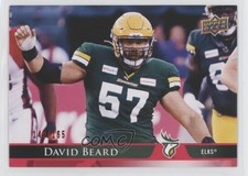 2021 Upper Deck CFL Red 149/165 David Beard #13 0v05