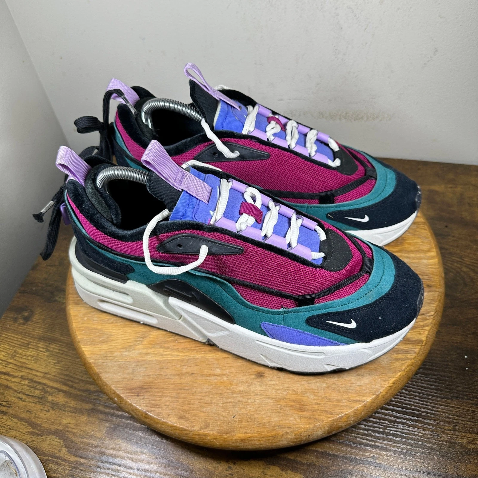 Nike Air Max Furyosa NRG Night Green Raspberry Red DC7351-300 Womens 11 Sneaker