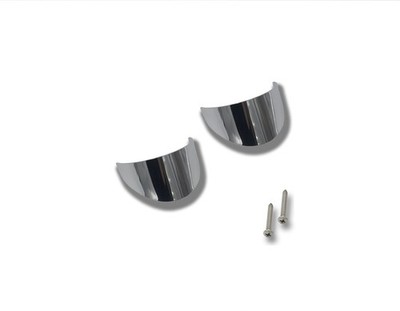 Turn Signal Visors Chrome for Yamaha Selected Models incl Virago + Drag Star
