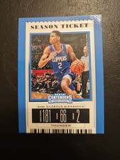 Shai Gilgeous-Alexander 2019-20 Contenders Draft Picks Season Ticket 