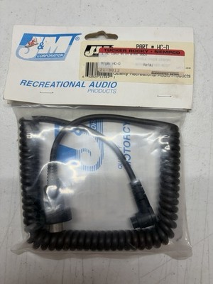 NOS Vintage J&M Audio HC-D 5-Pin Helmet Cord Replacement For Motorcycle