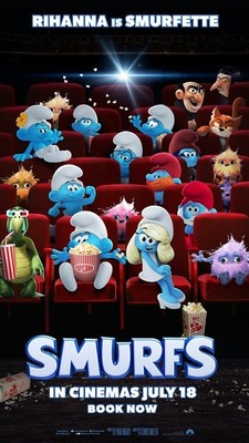 Smurfs (2025) Movie Poster Wall Art Full Size