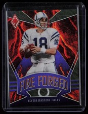 2020 Panini Phoenix #4 Peyton Manning Fire Forged Purple #/149