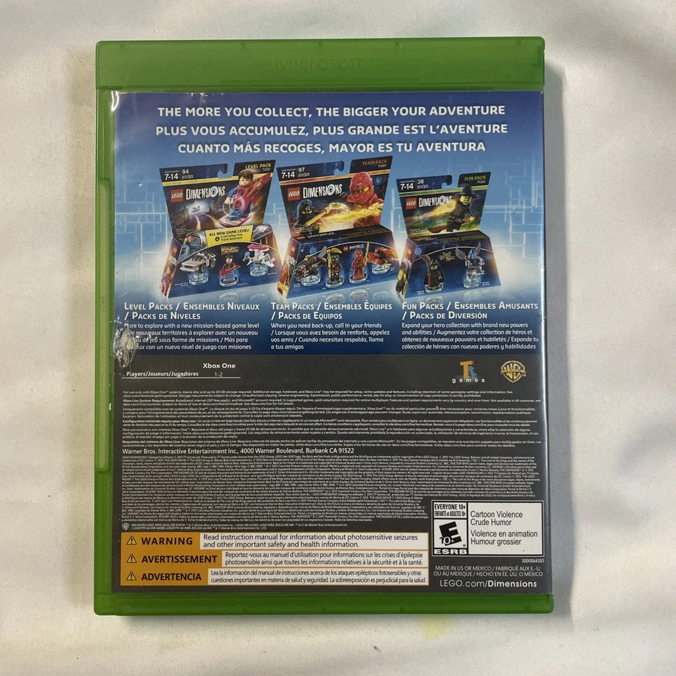 LEGO Dimensions (Xbox One) CIB Complete with Manual and Disc - Image 2 of 4