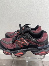 Size 10 - New Balance 9060 Black Washed Burgundy