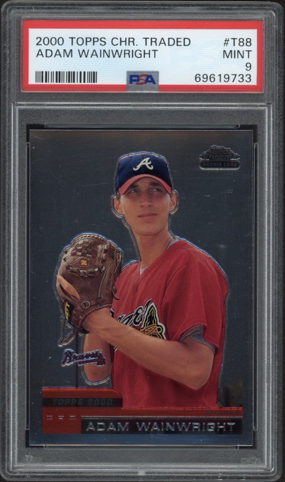 2000 Topps Chrome Traded Adam Wainwright Rookie RC #T88 PSA 9 Mint Cardinals