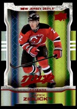 2014-15 Upper Deck Colors & Contours Teal Diecuts Marek Zidlicky New Jersey