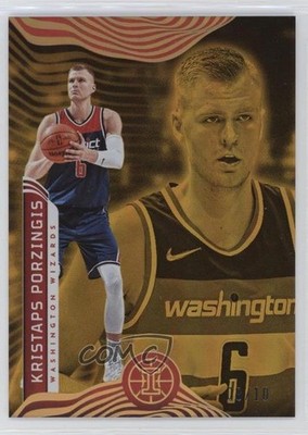 2021-22 Panini Illusions Trophy Collection Gold 8/10 Kristaps Porzingis #67 b8h