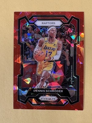 2023-24 Panini Prizm - Dennis Schroder #265 Red Ice Prizm