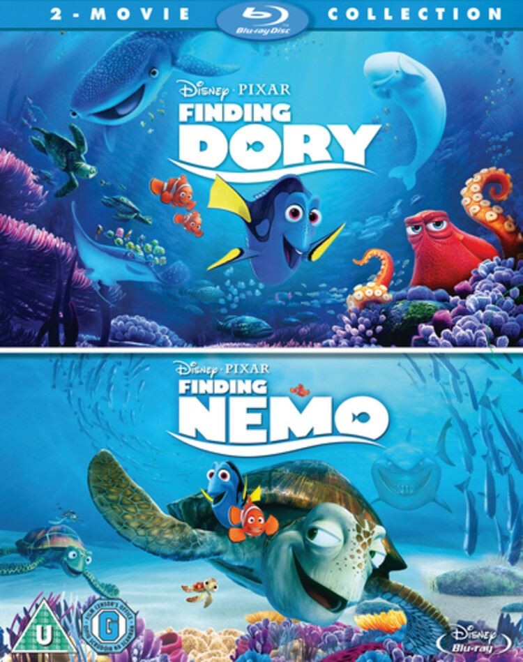 Finding Dory/Finding Nemo [U] Blu-ray