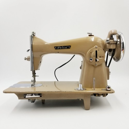 Vintage Nelco A1 Sewing Machine A 1 Tan Brown Ornate