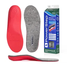 PowerStep Wool Insoles Arch Support Orthotic Temperature Control D M7-7.5 9-9.5W